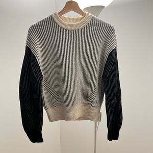 Kendo wool strips sweater